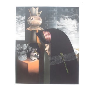 Jean-Michel Lengrand, The Magician, 1983, Lithograph For Sale