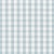 Sample - Schumacher Elton Cotton Check Fabric in Sky For Sale