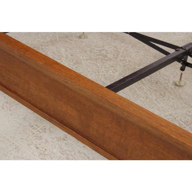 Stickley Mission Oak King Size Spindle Prairie Bed For Sale - Image 9 of 18