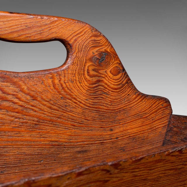 Antique Country Ladies Garden Trug, English, Outdoor Tool Carry, Victorian, 1870 For Sale - Image 10 of 10