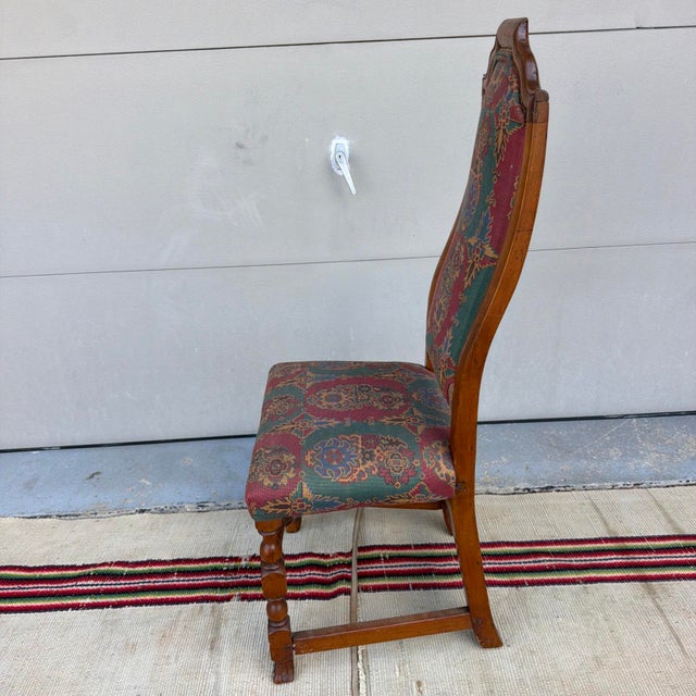 A Very Fine Antique William & Mary Side Chair With Spanish Feet, Boston, Circa 1730 For Sale - Image 13 of 18