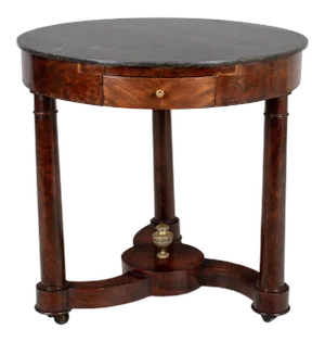 19th Century French Mahogany Gueridon or Game Table