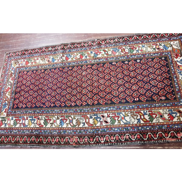 Tribal Antique Caucasian Rug For Sale - Image 3 of 11