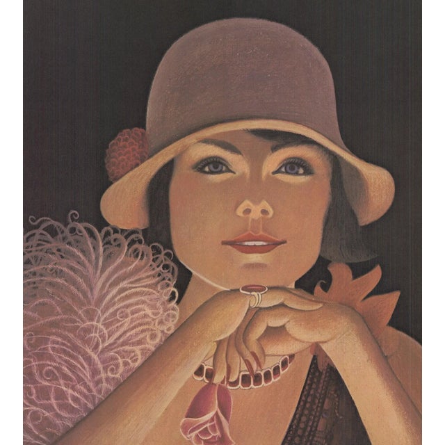 Contemporary 1979 Anthony Russell 'Love for Lydia' Contemporary USA Offset Lithograph For Sale - Image 3 of 5