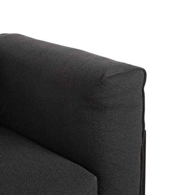 Elm Chaise Lounge in Anthracite Upholstery and Oak by Jehs & Laub for Cor For Sale - Image 4 of 13