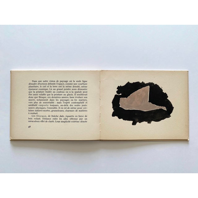 Georges Braque " Le Solitaire " Vintage 1959 First Limited Edition Fine Art Pochoir Print French Modernism Hardcover Art Book For Sale - Image 15 of 18