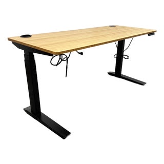 Herman Miller Jarvis Bamboo Adjustable Standing Desk For Sale