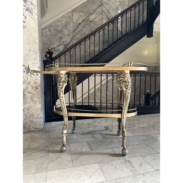 Decadence is served. This extraordinary piece glides smoothly across your parquet floors to impress your most fabulous...