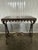 French 1920s Black Marble Wrought Iron Table W Flowers For Sale - Image 3 of 9