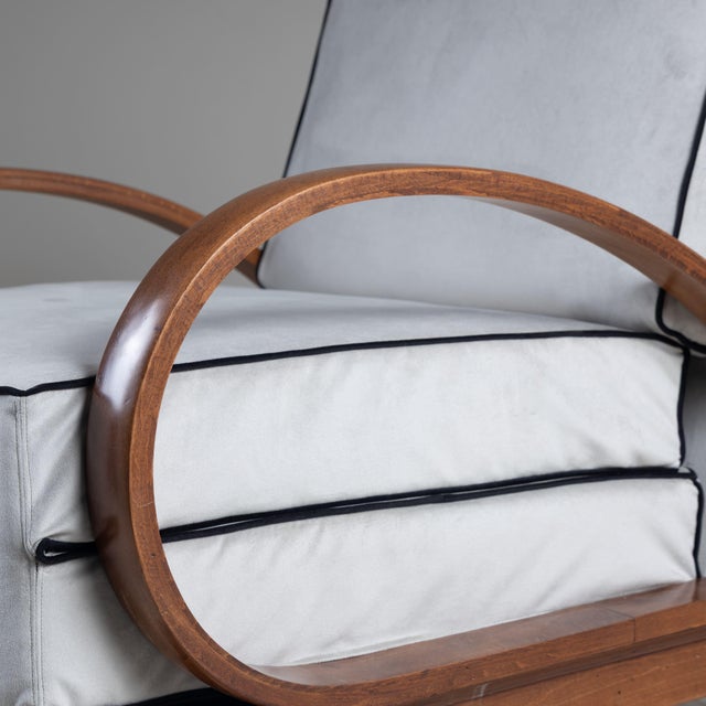 Art Deco Style Convertible Armchair Bed from Cerutti For Sale - Image 13 of 18