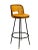 Mid-Century Modern Vintage Mid 20th Century Bamboo and Rattan Swivel Bar Stool For Sale - Image 3 of 10