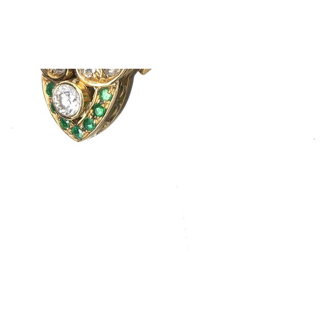 19.2 Karat Gold Ring with Emeralds For Sale - Image 5 of 8