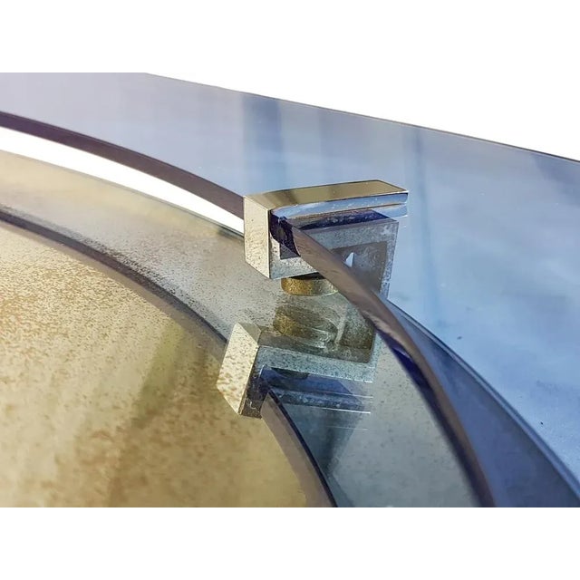 Convex Glass and Chrome Mirror from Veca, 1960s For Sale - Image 9 of 13