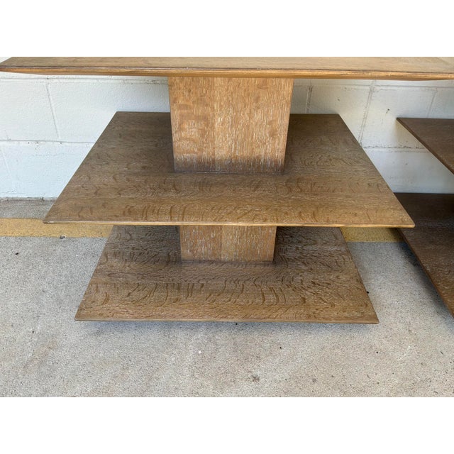Revelation Modern Cersued Oak Stash It Side Table Pair For Sale - Image 4 of 6