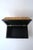 Tan Neoclassical Empire Revival Style Box, Tiger Burl-Esque Lion Heads, Late 20th C For Sale - Image 8 of 15