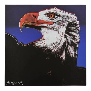 1986 Carnegie Museum of Art After Andy Warhol "Bald Eagle" Lithograph For Sale