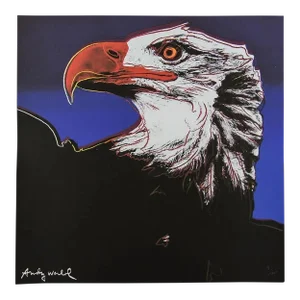 1986 Carnegie Museum of Art After Andy Warhol "Bald Eagle" Lithograph