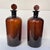 Glass Apothecary Jars in Amber Glass, Spain, 1940s, Set of 2 For Sale - Image 7 of 18
