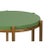Not Yet Made - Made To Order Green Leather Top Accent Table For Sale - Image 5 of 12