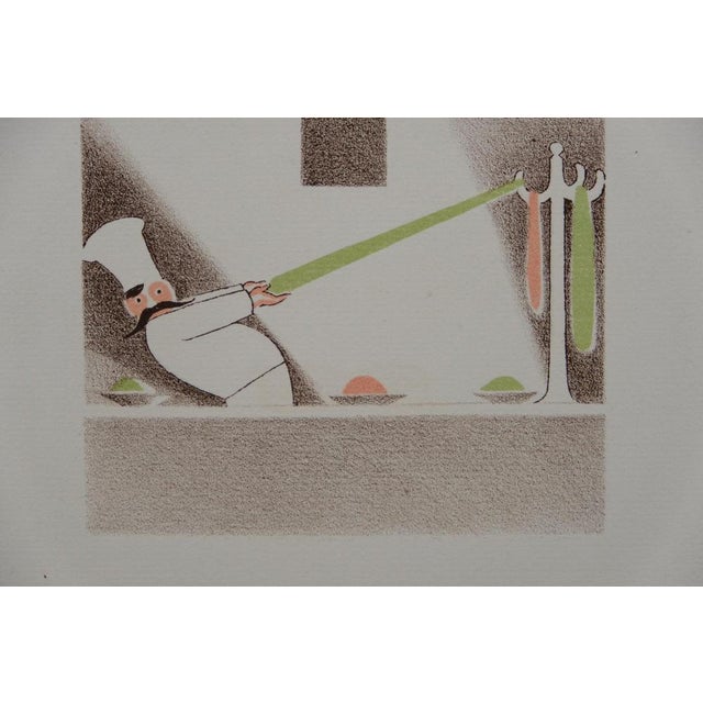 Lucien Boucher, Le Vendeur de Berlingots, Lithograph For Sale - Image 4 of 6