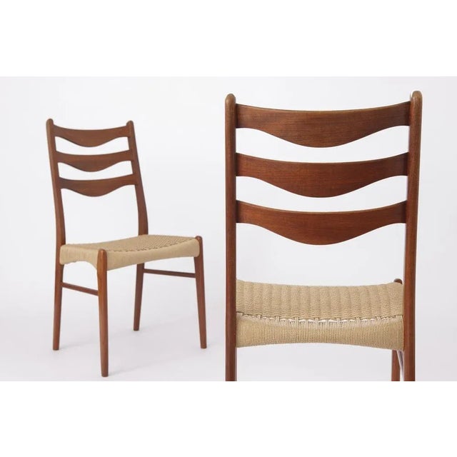 Chairs by Arne Wahl Iversen for Glyngøre, Set of 4 For Sale - Image 6 of 13