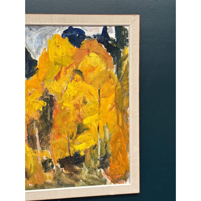 1970s KJ Steinlöf, Trees, 1973, Oil on Canvas, Framed For Sale - Image 5 of 18