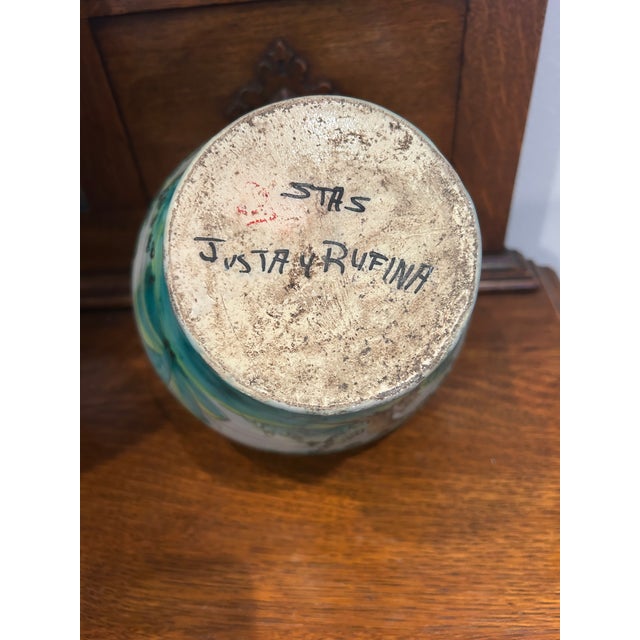 Vintage Mid 20th C Spanish Ceramic Botijo With Spouts and Handle For Sale In Sacramento - Image 6 of 6