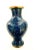 Classic small vintage cloisonné vase in floral design. Stunning turquoise blue and gilt accent Perfect for a color spot...
