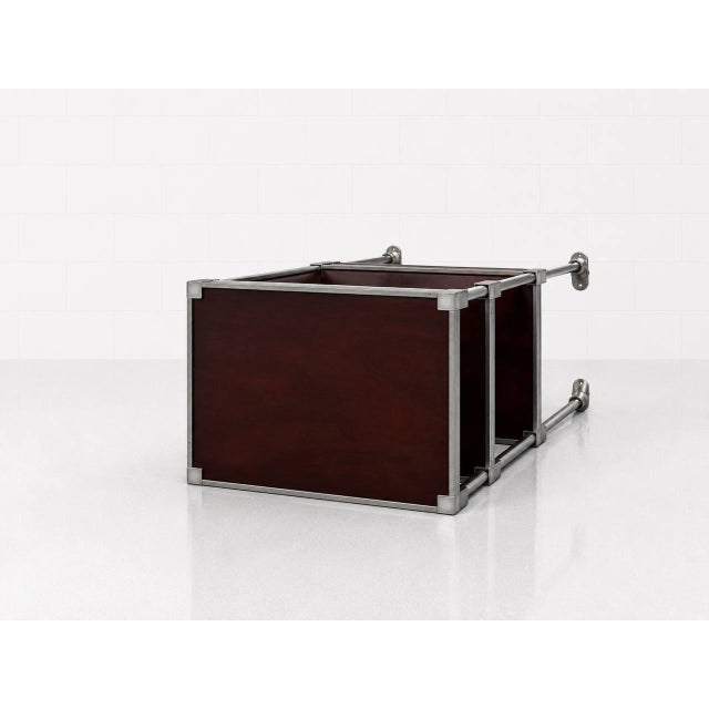 Wood Shelf Trolley on Wheels from GE-RA, 1960s For Sale - Image 7 of 12