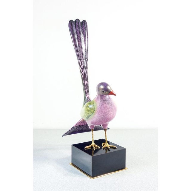 Porcelain Sculpture Bird by Giulia Mangani For Sale - Image 4 of 14