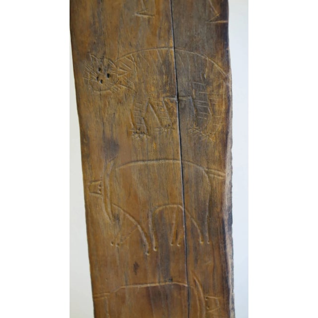 Burmese Tribal Markers Wooden Sculpture For Sale - Image 9 of 11