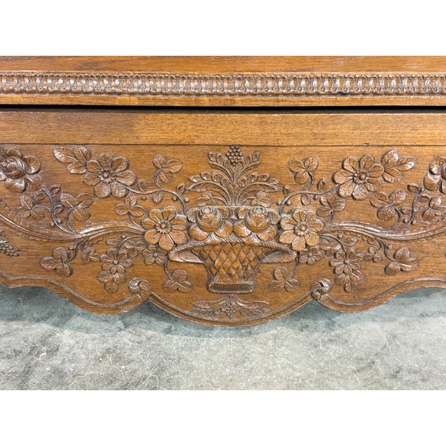 Antique 1840's Carved French Armoire For Sale In Nashville - Image 6 of 11
