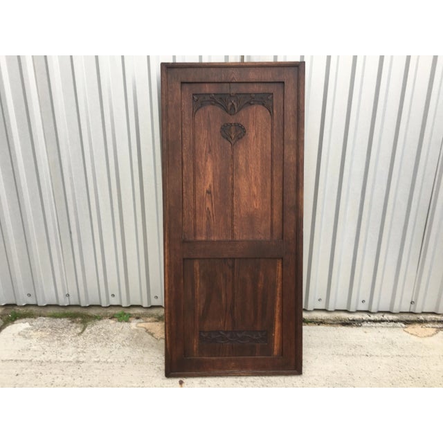 Antique Oak Wardrobe Door For Sale - Image 16 of 18