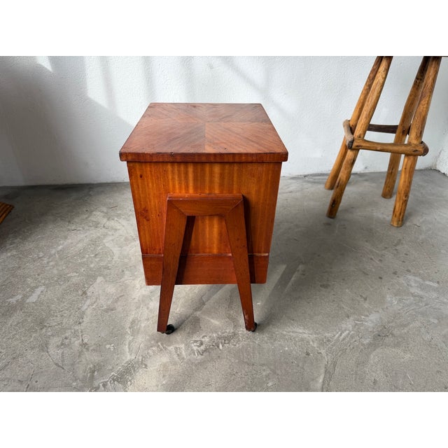 Small Vintage Bedside Table, 1960s For Sale - Image 10 of 18