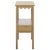 Heaven Scalloped Low Drawer Accent Table in Desert Brown For Sale - Image 9 of 10