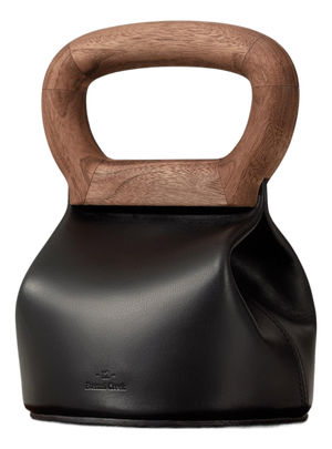 Any Leather Sack Leather Kettlebell in Prime Walnut by Eternal Creek