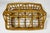 Late 20th Century Vintage Woven Rattan Bottle or Glass Caddy For Sale - Image 5 of 7