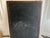 Early 20th Century Schoolroom Black Slate Chalkboard Double Sided Trimmed in Brown Oak With Two Screw Hangers For Sale - Image 9 of 10