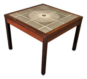 Mid 20th Century Stamped Danish End Table by Kvalitet
