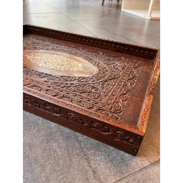 Vintage Wooden Tray, 1960s For Sale - Image 4 of 10