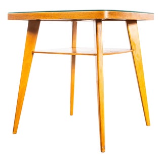 Rounded Occasional Corner Table, 1950s For Sale