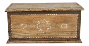 Mid Century Mother of Pearl Inlay Chest