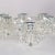 Vintage Italy Candle Holder Set Clear Lucite Multifaceted Atomic Starburst - Set of 10 For Sale - Image 12 of 13