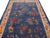 1920s Royal Blue Floral Antique Chinese Art Deco Rug 6'0" X 8'9" Knotted Wool Carpet For Sale - Image 9 of 9