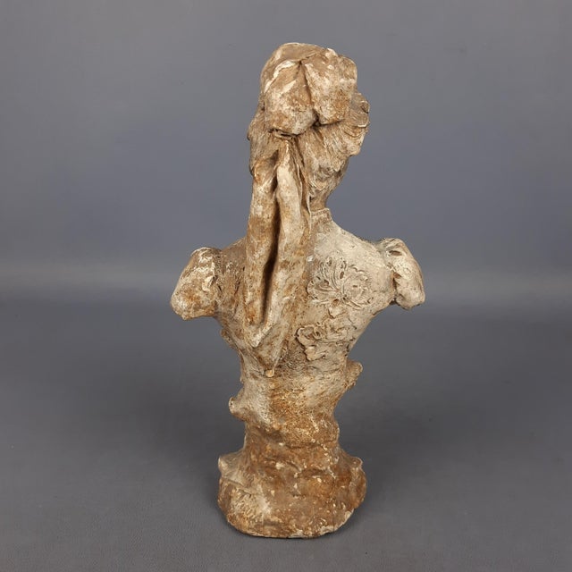 Ancient Kaolin Sculpture by A. Bordeaux, 1800s For Sale - Image 4 of 14