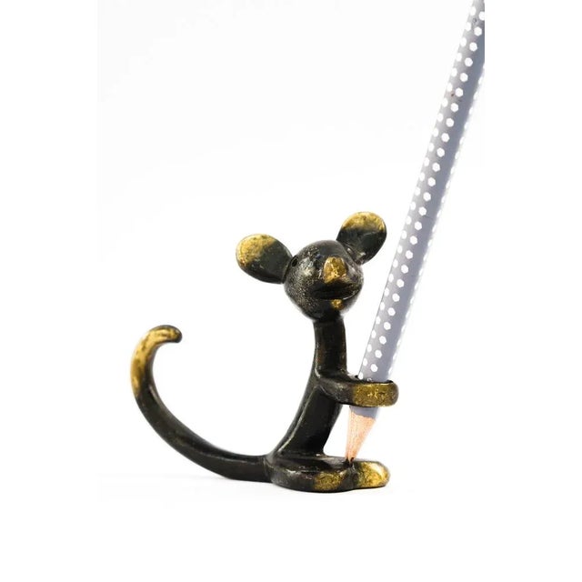 Black Mouse Pen Holder by Walter Bosse for Herta Baller, 1950s For Sale - Image 8 of 10