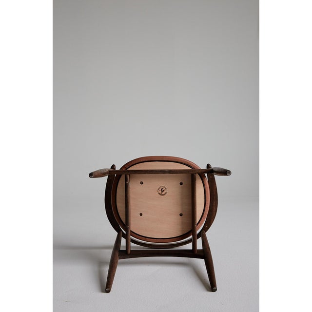 Scandinavian Armchair in Oak, 2010s For Sale - Image 9 of 15