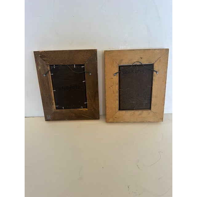 Vintage Floral Still Life Paintings in Giltwood Frames -a Pair For Sale - Image 12 of 12