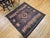 Early 20th Century Antique Persian Qashqai Tribal Sofreh Kilim Rug, Handwoven Wool, Geometric Pattern, Brown, 4x4 For Sale - Image 5 of 13