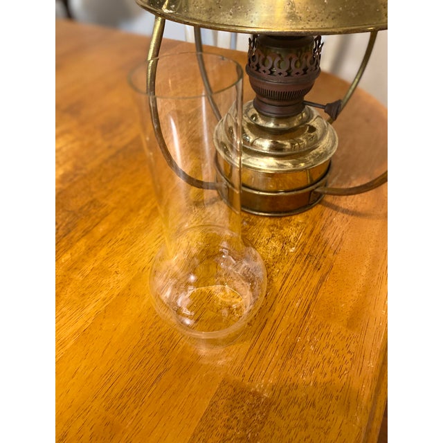 20th Century Trawler Ideal Brenner Brass Nautical Oil Lamp Chairish